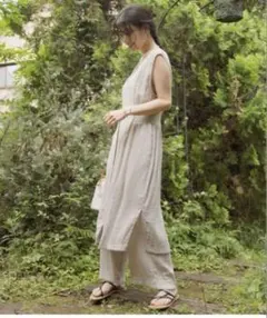 【BAYFLOW】ベイフロー ジレワンピース フリーサイズ