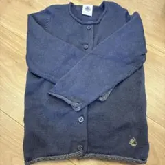 PETIT BATEAU ネイビー カーディガン 24m