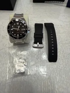 美品】CASIO MDV-107D-1A1 ラバーベルト サブマリーナ - メルカリ
