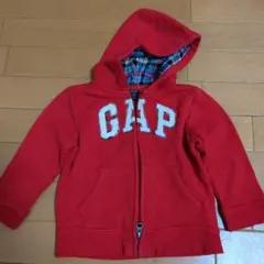 babyGap 赤 フード付きパーカー 90cm