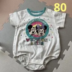 しまむら リトシー ミッキー ミニー ロンパース　80