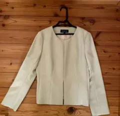 INDIVI ノーカラージャケット