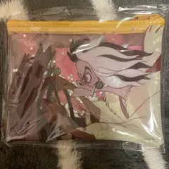 ディズニー ヴィランズ ハロウィン ハッピーくじ クルエラ C賞クリアポーチ