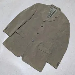 FOSH 90s テーラードジャケット LL カーキ ブラウン レトロ古着