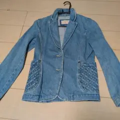 ★3/26日100円値下げ★ライトブルー デニムジャケット ダブルボタン