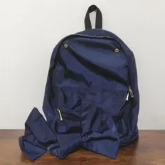 【プードゥドゥ】ネイビー リボン付きリュック