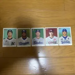 Topps 206 プロ野球カード 5枚セット