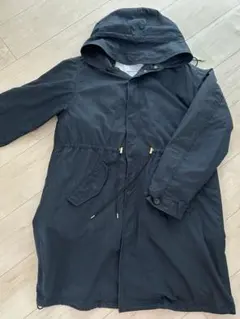 ADAM ET ROPÉ ブラックモッズコート