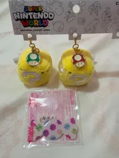 USJ スーパーニンテンドーワールド ハテナブロック キーホルダー