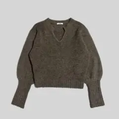 ムルーア 長袖 ニット ブラウン レディース