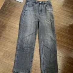 GU デニムパンツ　ブラック