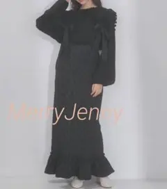 merry jenny　くしゅくしゅフリルカラートップス