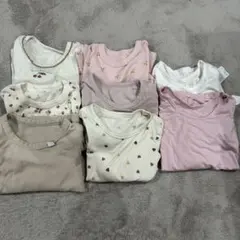 【003】ベビー肌着 長袖シャツ 90cm 8点セット