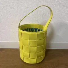 クラウディ　cloudy バケツ型バッグ　イエロー