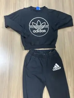 adidas ブラック ジャージセット J60 140cm〜