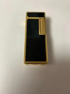 dunhill ライター 本体 ブラック ゴールドLAQUEDE CHINE - メルカリ