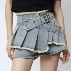 SPIRALGIRLのデニム ショートパンツのサムネイル