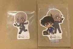 名探偵コナン 追憶のハロウィンからの脱出 脱出ゲーム　特典　ステッカー　2点