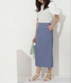 NATURAL BEAUTY BASIC ストレートスカート S オフィス　通勤