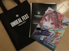 UNREAL FEST トートバッグ　リストバンド　ピンバッチ　カタログセット