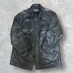 【美品】Vintage Leather Jacket ディアスキンレザーのサムネイル