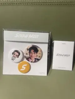 SnowMan 台湾限定1st POPUP 缶バッジ/フォトカードC 岩本照