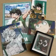 ヒロアカ　緑谷出久　ヒーロープラザ　マグネット　座れ！イス　ウエハース　Zoff