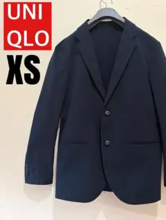 UNIQLO 感動ジャケット（ウルトラライト・コットンライク）navy XS