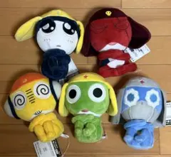 【新品・未使用】ケロロ軍曹 まちぼうけぬいぐるみ 全5種 まとめ売り