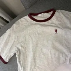 U.S. POLO ASSN. リンガーTシャツ グレーのサムネイル