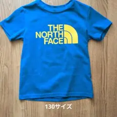 THE NORTH FACE ロゴTシャツ 青　130
