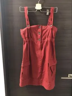 デニム　サロペット　ワンピース