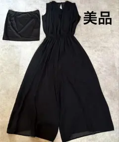 パーティドレス　結婚式　パンツドレス　ワイドパンツ