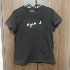 アニエスベー ロゴTシャツ ブラック T2 綿100% 半袖のサムネイル