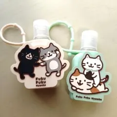 7/4まで ふくふくにゃんこ ハンドジェルケース ケースのみ 空容器のサムネイル