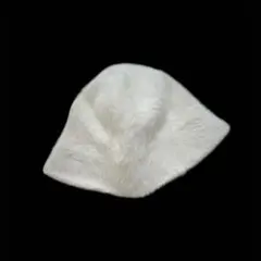 バケットハット ファー 白