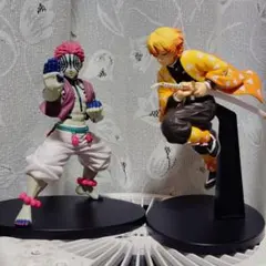 鬼滅の刃　我妻善逸　猗窩座　vibration stars　フィギュア　セット