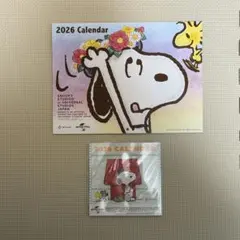 日本生命　2026年 スヌーピー 壁掛けカレンダー&卓上カレンダーセット