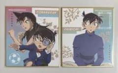 名探偵コナン　工藤新一 毛利蘭 江戸川コナン ミニ色紙