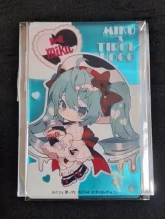 初音ミク チロルチョコ BOX オリジナルクリアカード 横向き