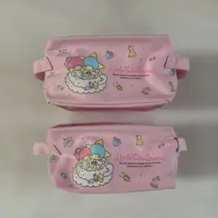 リトルツインスターズ キキララ 帆布収納ケース 小 2個セット