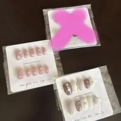 ぽぽちゃん様専用 ネイルチップセット 3種 XS2個　S 1個