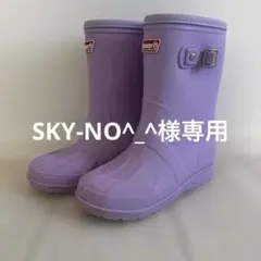 Colemanキッズガールズレインブーツ20センチ　紫長靴雨靴女の子パープルのサムネイル