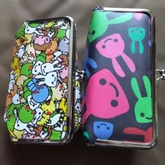 カラフルキャラクター柄 財布
