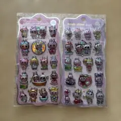 ラブブ　ぷっくりシール　2枚セット