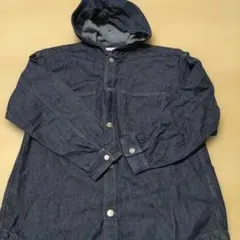ダークデニム フード付きジャケット 150cm
