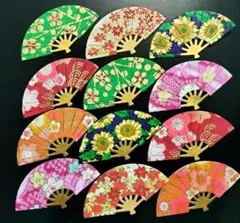 クラフトパンチ ダイカット ミニうちわ 友禅和紙 花火柄 - メルカリ