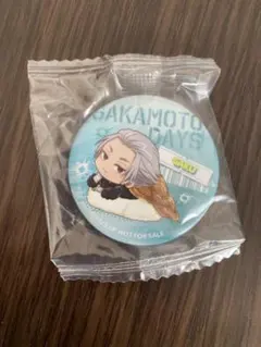 新品 未開封 SAKAMOTODAYS 缶バッジ 楽 くら寿司