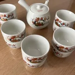 未使用　九谷焼　急須　湯呑み　ポット　茶器