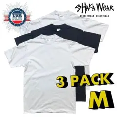 SHAKA WEAR Tシャツ Mサイズ 3枚セット 黒x1 白x2 無地